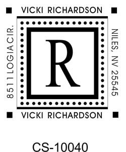 monogram stamp