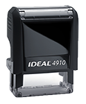 IDEAL 30 SELF-INKING STAMP Image area: 3/8" x 1" - 9mm x 26mm