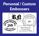 Personal / Custom Embossers