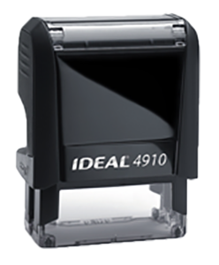 IDEAL 30 SELF-INKING STAMP Image area: 3/8" x 1" - 9mm x 26mm