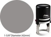Shiny, R-542 Self-Inking Stamp-1-5/8 in Dia.