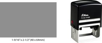 Shiny, S-829 Self-Inking Stamp, Impression Size: 1-9/16" X 2-1/2" (40 x 64mm)